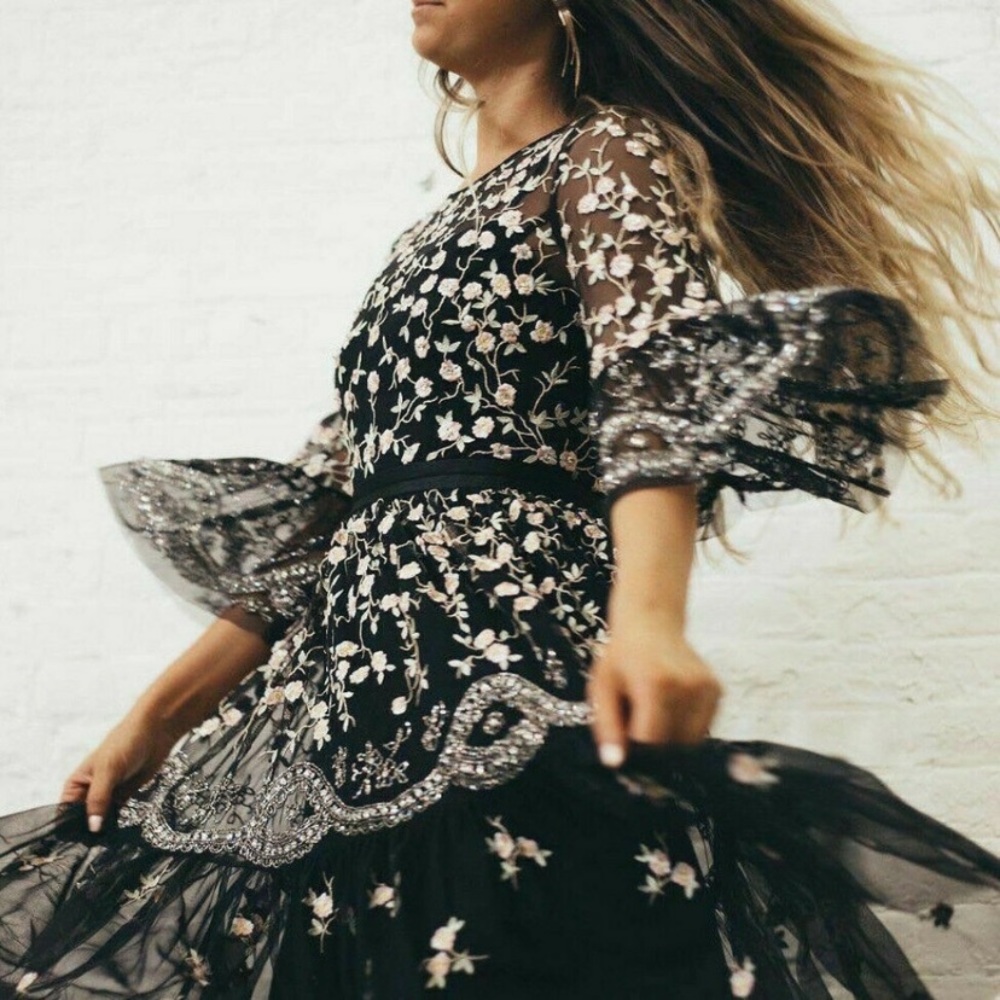 Floral Needle & Thread Gown